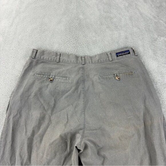 Patagonia Men's Size 33x29 Grey Straight Leg Pants w/Flaws - Picture 7 of 8